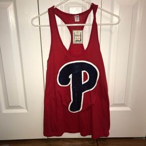 NWT. Limited Edition Phillies sequins tank